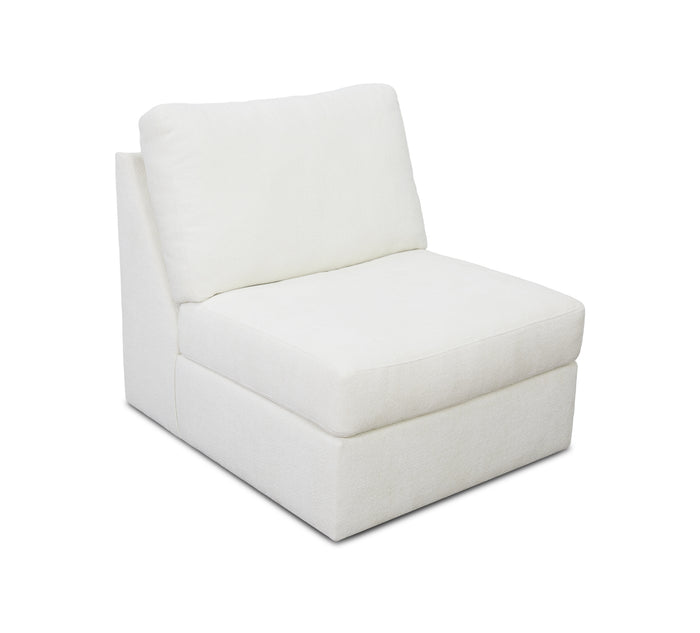 Arlo Ivory Armless Chair