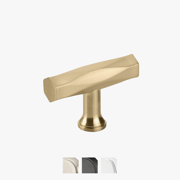 Art Deco 2in Tribeca T-Knob by Emtek Satin Nickel