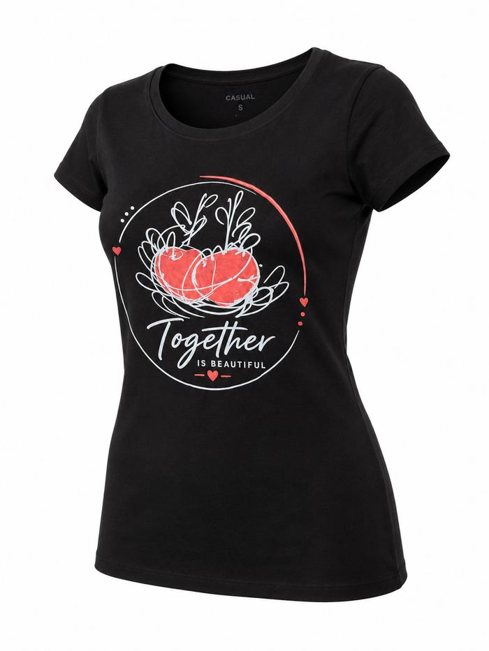 Artistic Graphic Print T-Shirt
