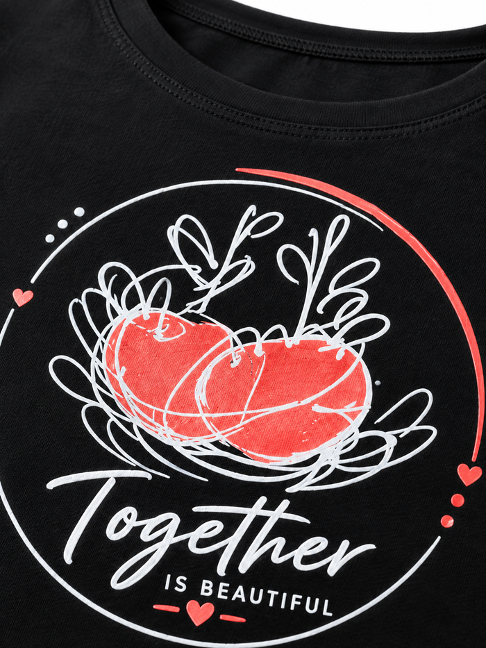 Artistic Graphic Print T-Shirt