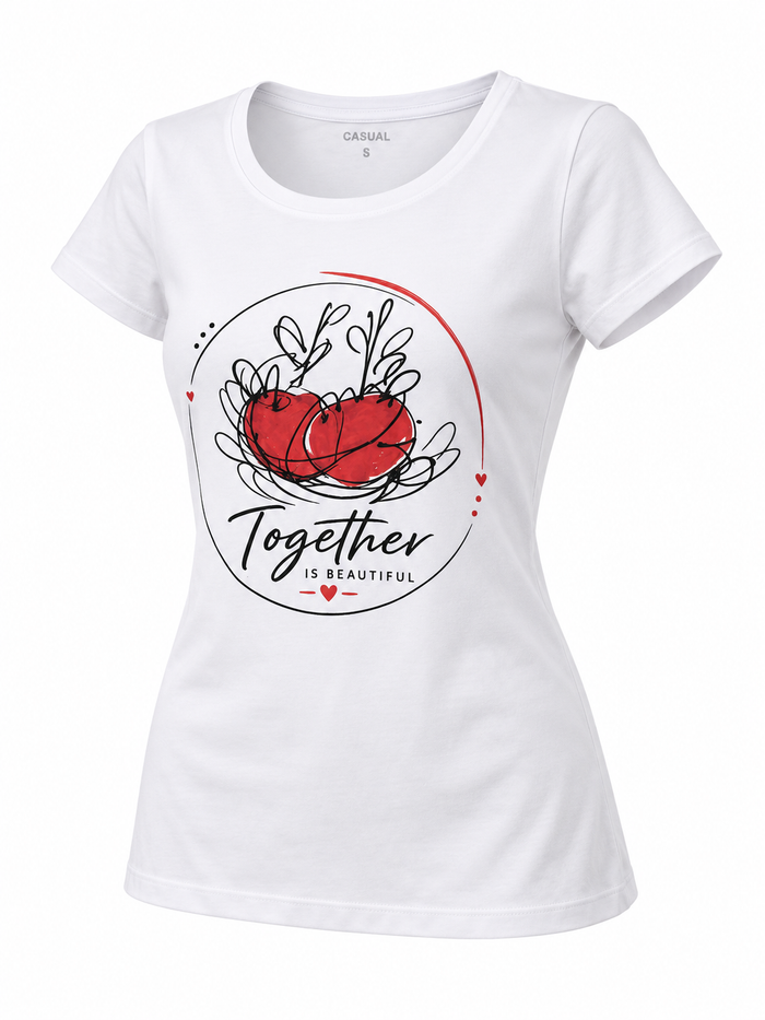 Artistic Graphic Print T-Shirt
