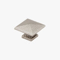 Arts and Crafts 1in Square Dimpled Knob by Emtek