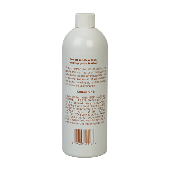 Bee Natural Leathercare® #1 Saddle Oil with Added Protection, Pint, Back