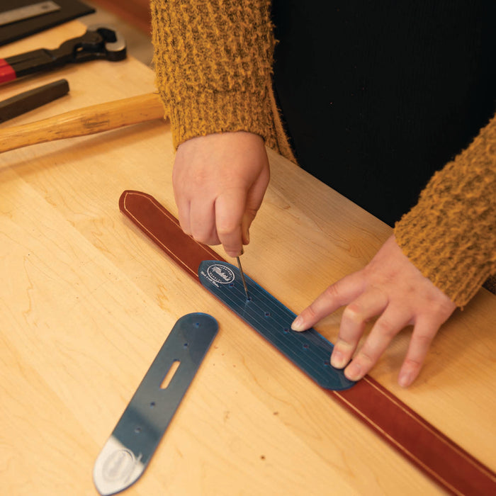 Belt End Template Set by Maker's Leather Supply