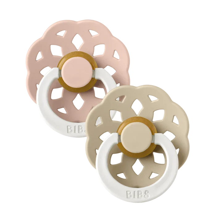 Bibs 2pk Pacifier Colour Glow Round