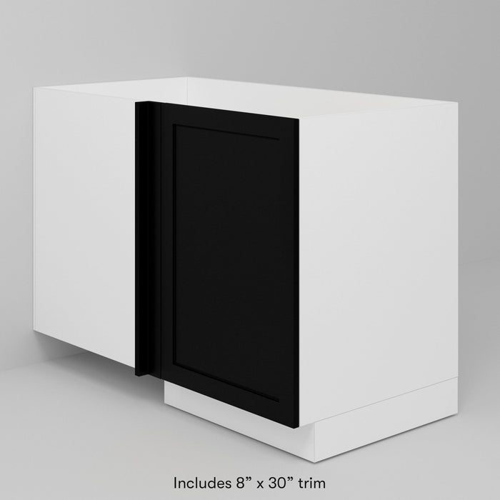 Black Supermatte Slab Door for Sektion