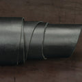 Black Veg Tanned Strap Leather, 7/8 oz.