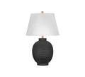 BLACK WAVE TABLE LAMP