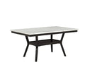 Blanca Rectangular Storage Dining Table