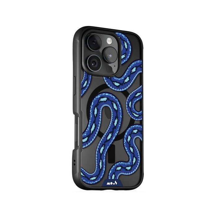 Blue Viper Protective Phone Case - Serpent MagSafe