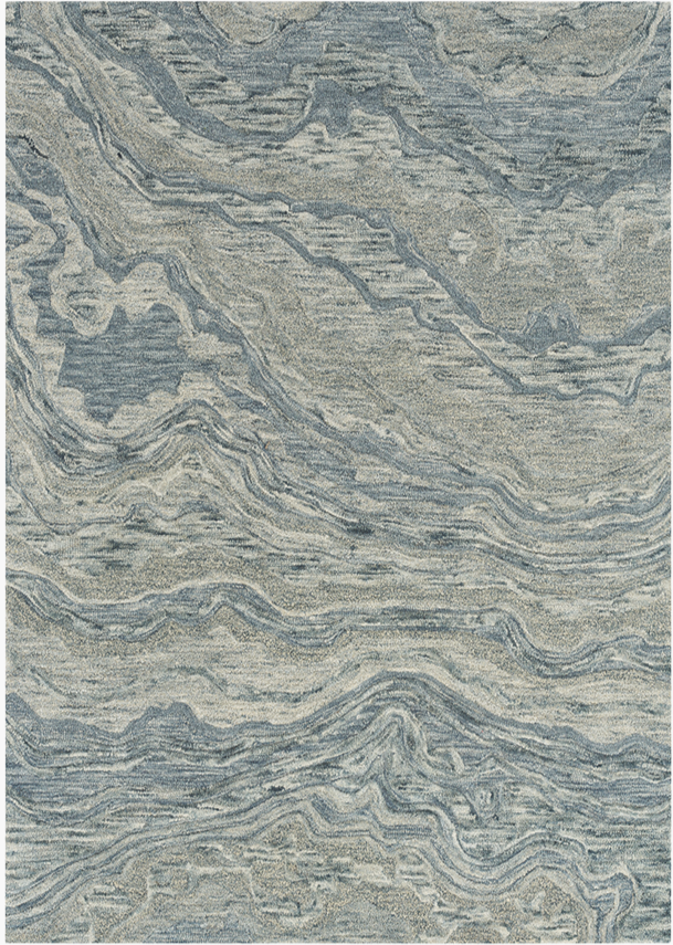 BLUE WAVES 5x8 Rug