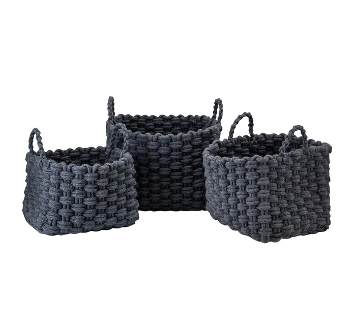 Bluebird Woven Rope Baskets
