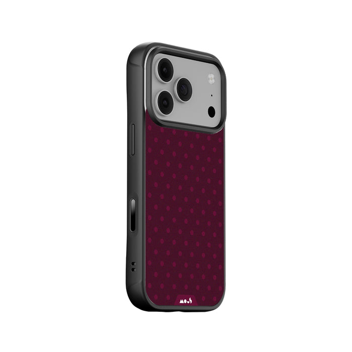 Bordeaux Protective Phone Case - Polka Dots MagSafe