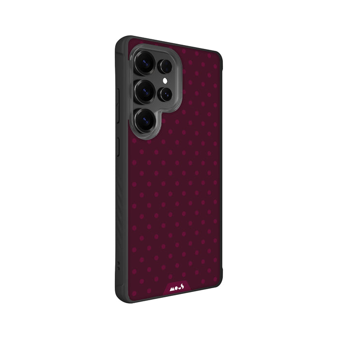 Bordeaux Protective Phone Case - Polka Dots MagSafe