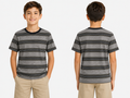 Boys Striped Short Sleeve T Shirt