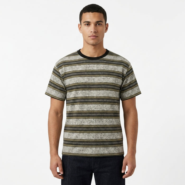 Boys Striped Short Sleeve T Shirt