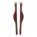 Bridle Leather Fender Hobbles, Flared