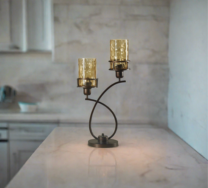 Bronze Uplight Lamp
