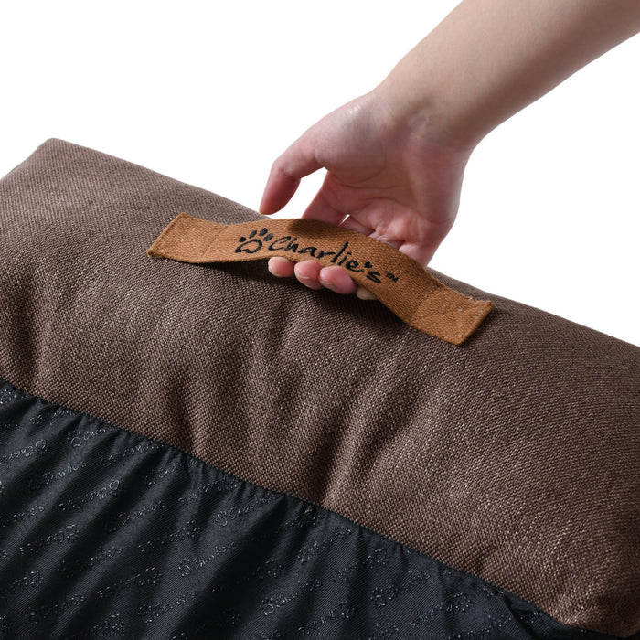 Brooksy Woven Dog Bed Chocolate Charlie's Pet Products