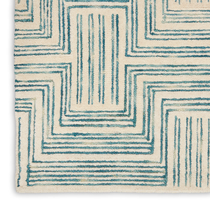 CARIBBEAN TEAL 5X8 RUG