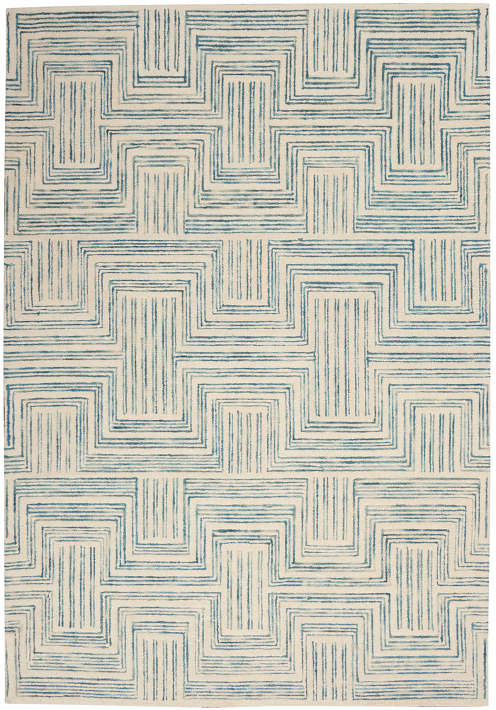 CARIBBEAN TEAL 5X8 RUG