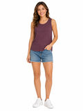 Casual Ribbed Sleeveless Tank Top