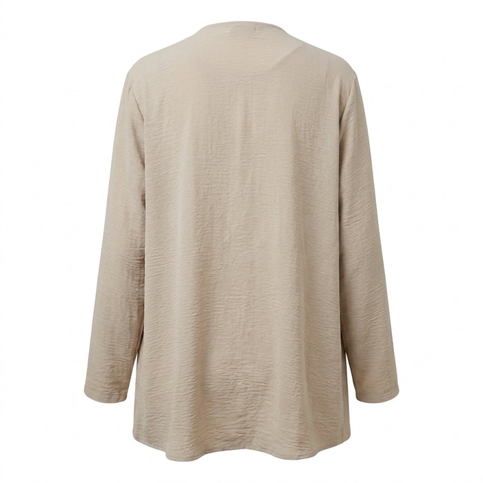 Casual Wear Women Light Open Front Cover Up