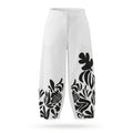 Casual Wear Women Tropical Print Wide Leg Pants
