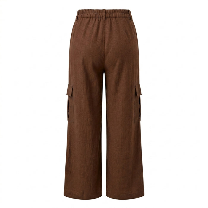 Casual Wear Women Wide Leg Cargo Pants