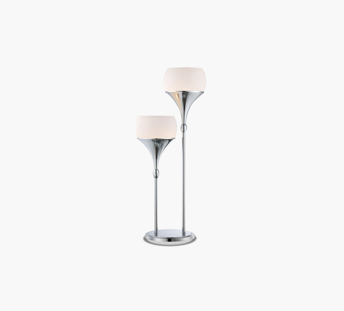 Celestal Polished Chrome 2 Light Table Lamp