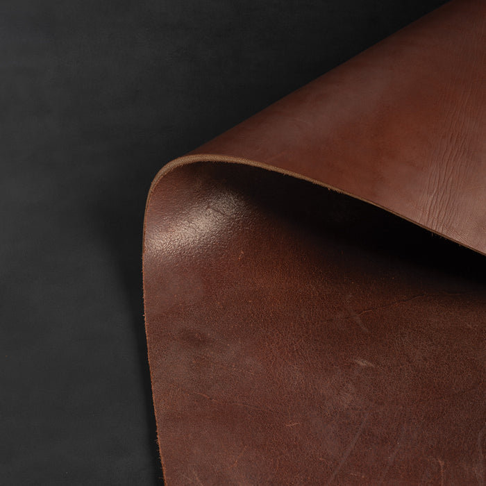 CHAHINLEATHER® English Bridle Leather, Single Shoulder, 12/13 oz.