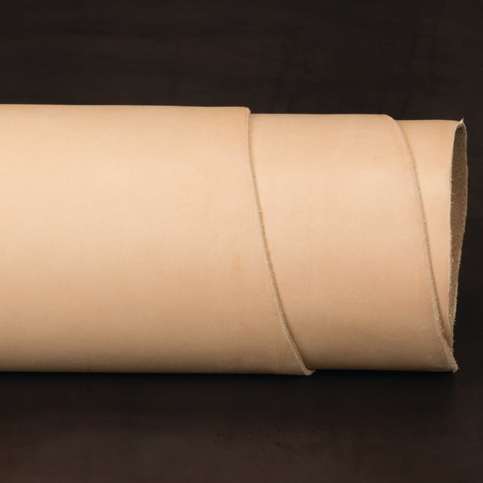 CHAHINLEATHER® Veg Tanned Natural Strap Leather, Sides