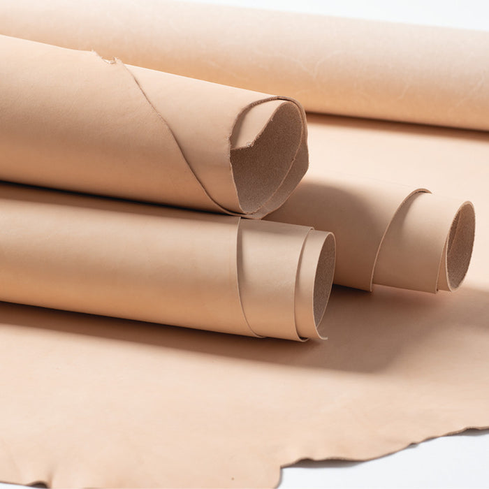 CHAHINLEATHER® Veg Tanned Natural Strap Leather, Sides