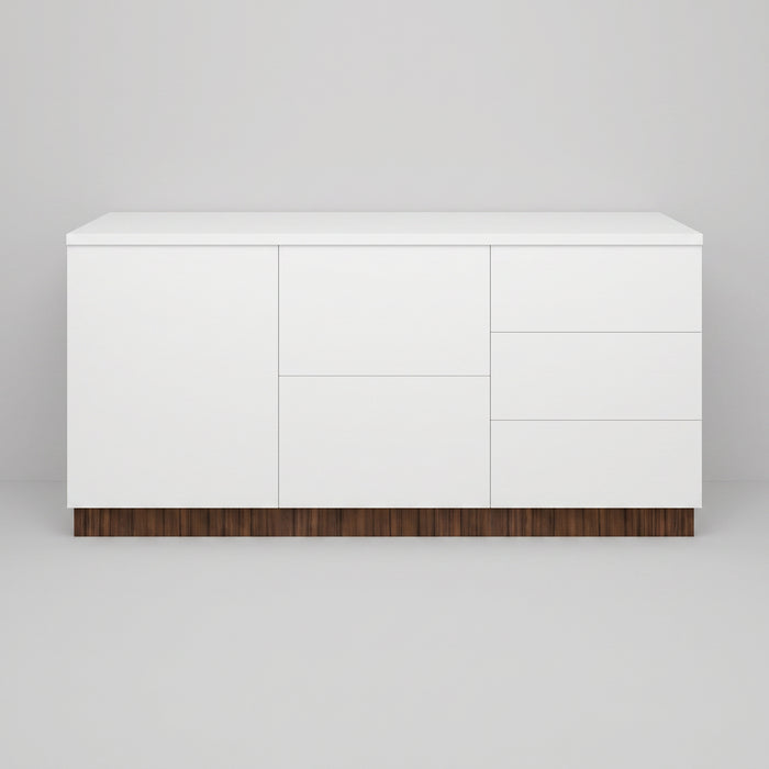 Chestnut Impression Slab Toekick for Sektion