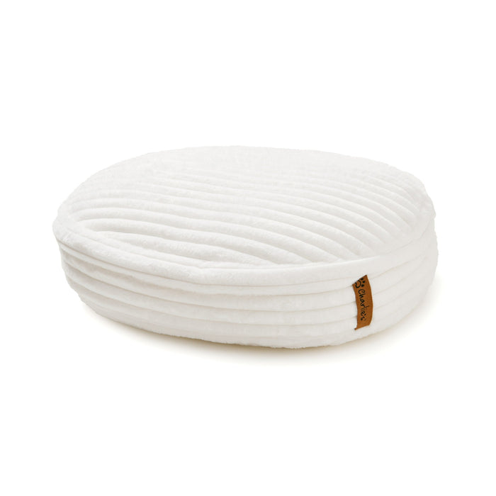 Cloud Crushed Foam Dog Bed Cream Charlie's Pet Products