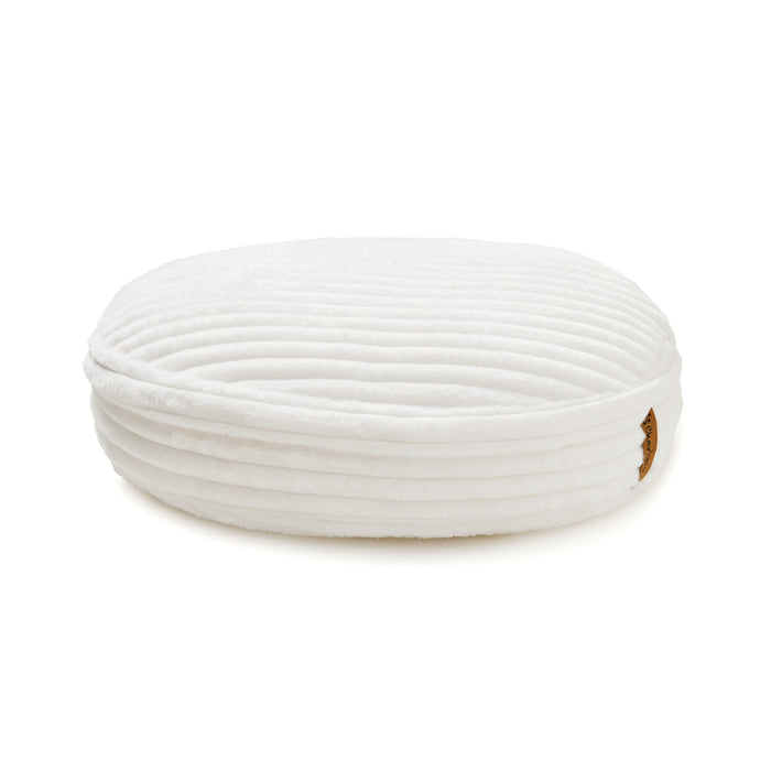 Cloud Crushed Foam Dog Bed Cream Charlie's Pet Products