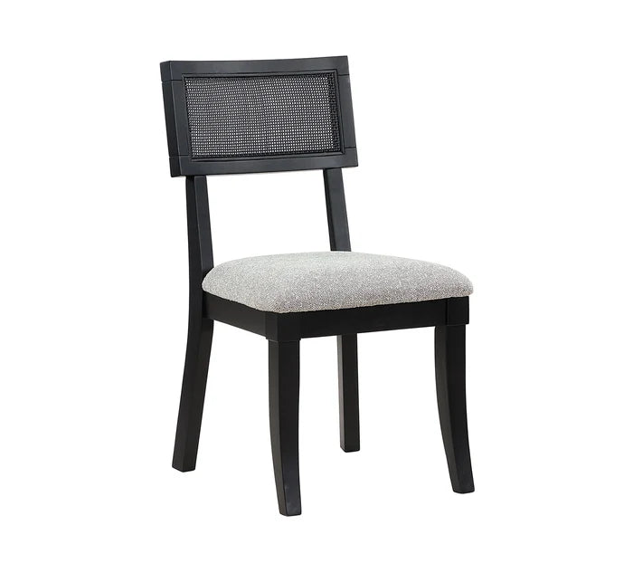 Colvin Black Cane Side Chair