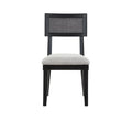 Colvin Black Cane Side Chair