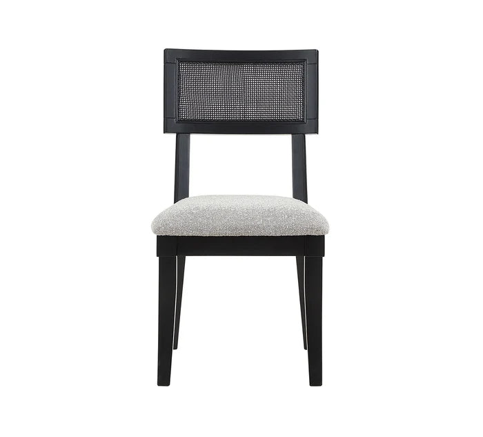 Colvin Black Cane Side Chair