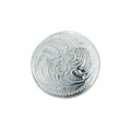Concho with Chicago Screws, Nickel Plated/Zinc Die Cast, 1-1/8"