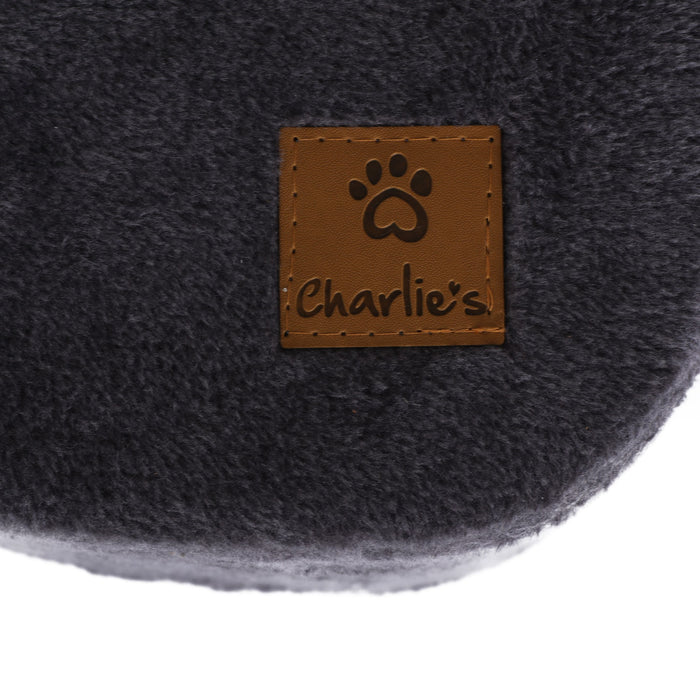 Corner Cat Tree with Cat Cave and Mouse Teaser Toy - Grey Charlie's Pet Products