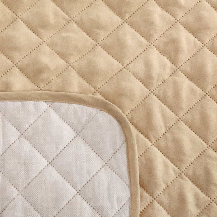 Cosy Quilted Sofa Protector Cover for Loveseat - Oat Charlie's Pet Products
