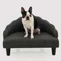 Crown Elevated Pet Sofa Bed - Charcoal Charlie's Pet Products