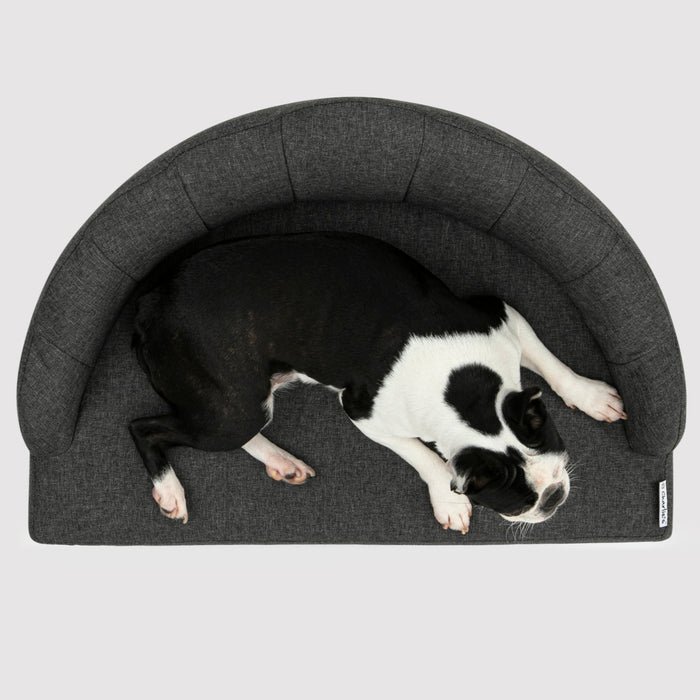 Crown Elevated Pet Sofa Bed - Charcoal Charlie's Pet Products