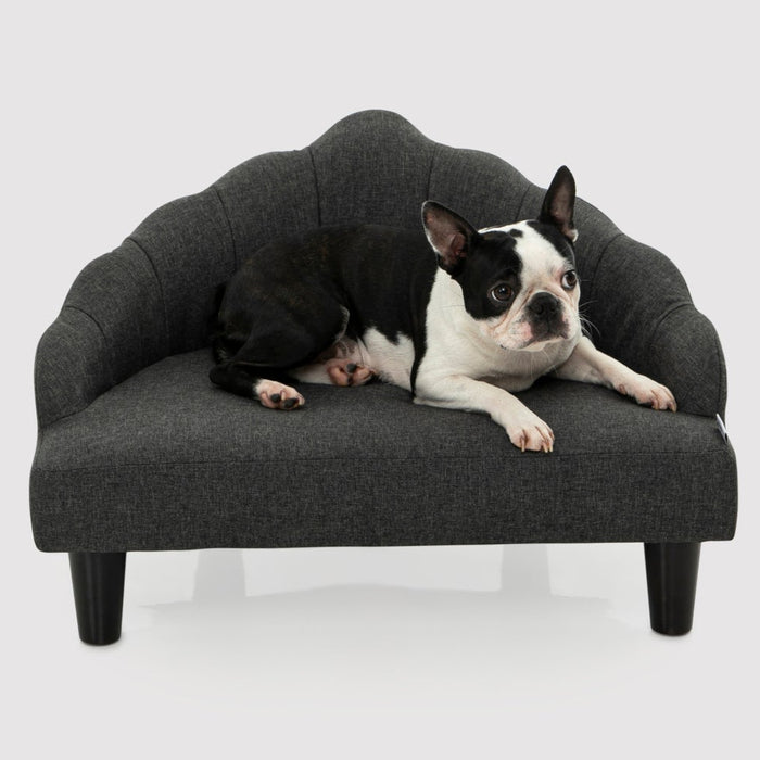 Crown Elevated Pet Sofa Bed - Charcoal Charlie's Pet Products