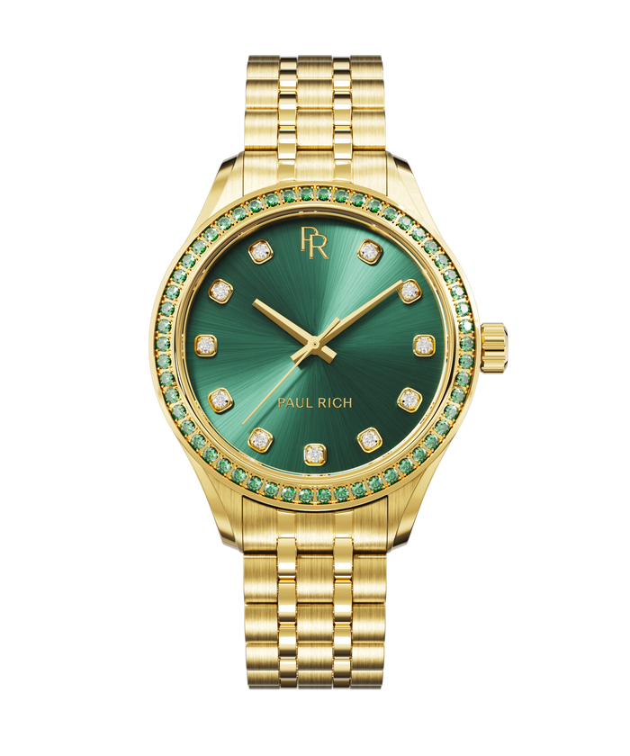 Crystelle - Gold Emerald