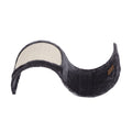 Curvy Cat Scratcher in Sisal and Carpet - Charcoal Charlie's Pet Products
