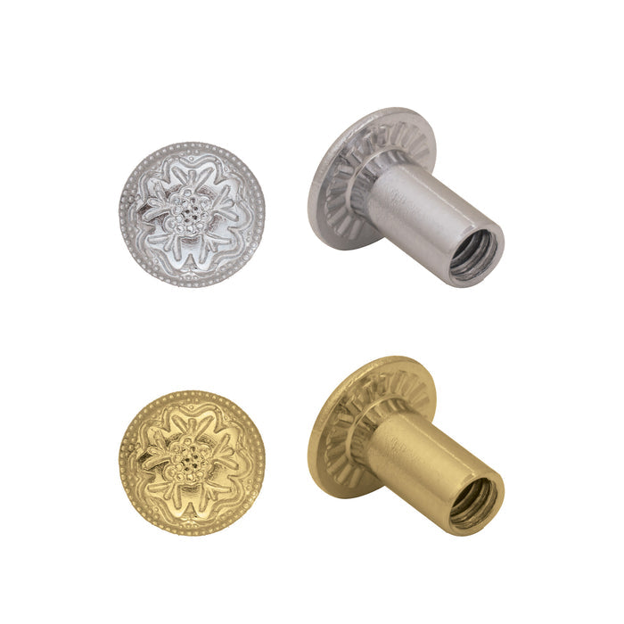 #D5041 Chicago Screws, Floral, Post Only