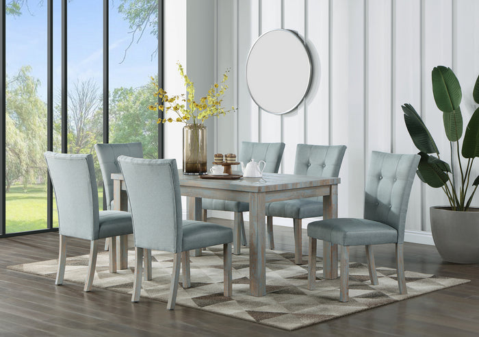 Della Teal Side Chair
