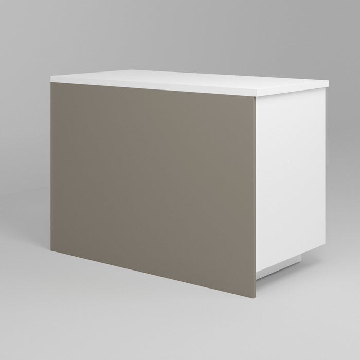 Desert Grey Supermatte Slab Cover Panels for Sektion